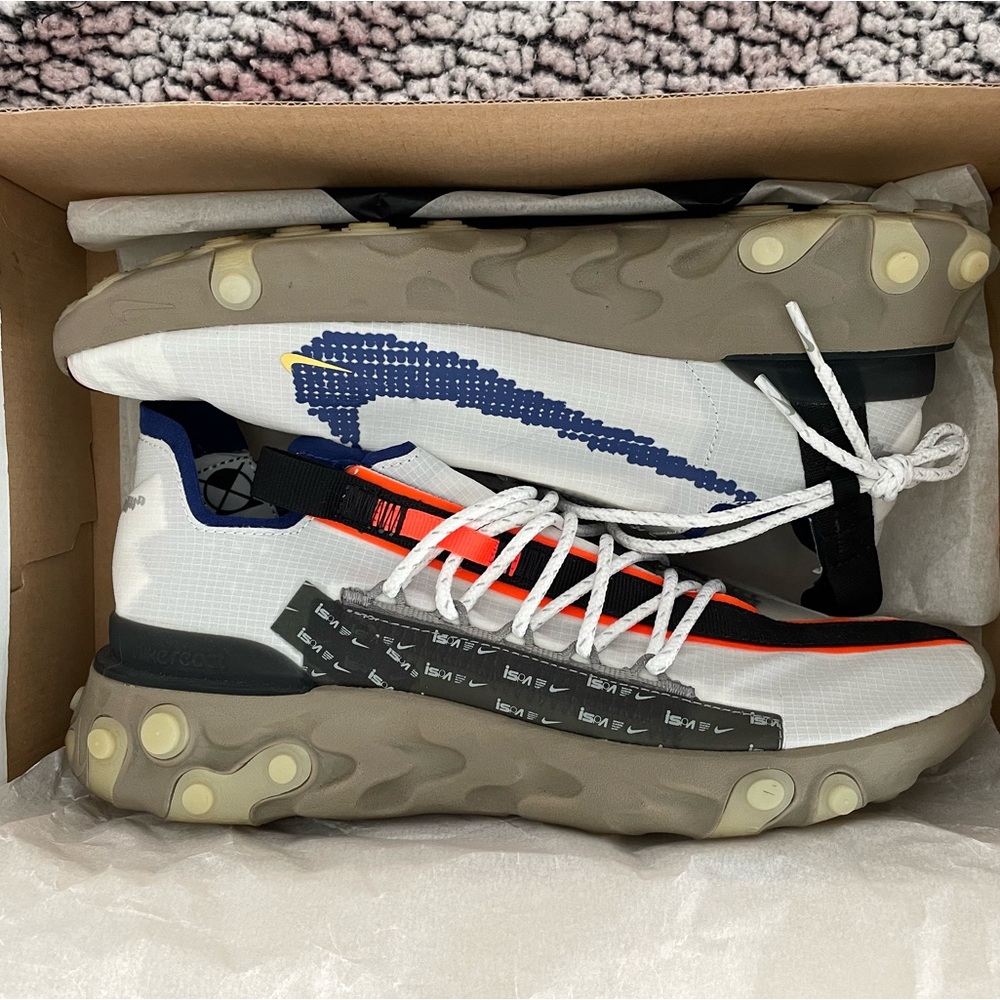 Nike Ispa React Summit White Deep Royal Blue Size… - image 1